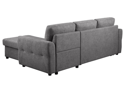 Kenna- Sleeper Sectional Sofa With Storage Ottoman
