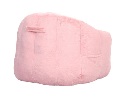 Beanbag Chair, Beanbag Sofa Chair With Armrests Stuffed High Density Foam