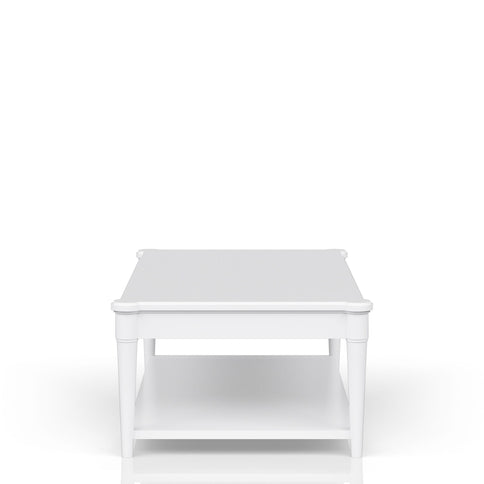 Cocktail Table With Two Storage Drawers And Casters
