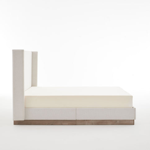 Hosford - Minimalist Upholstered Wingback Bed