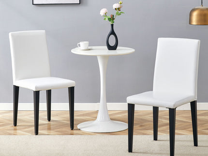 Versatile Dining Chairs With Comfortable Design And Metal Legs