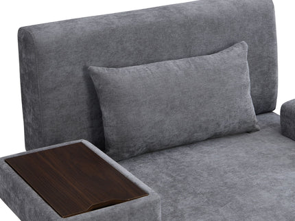 Modern Oversized Armchair With Soft Cushion For Living Room