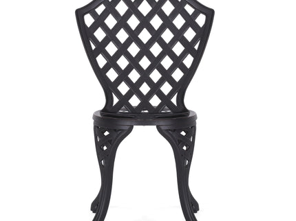 Bono Metal Bistro Set - Black
