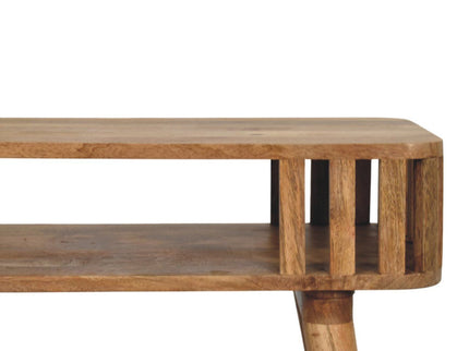 Slatted Console - Light Brown