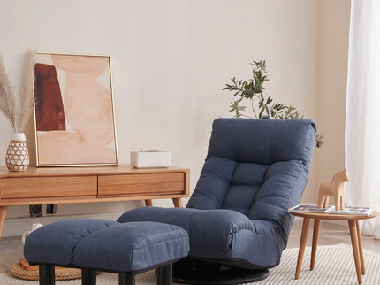 Adjustable Japanese Reclining Floor Chair Sofa With Metal Frame For Living Room