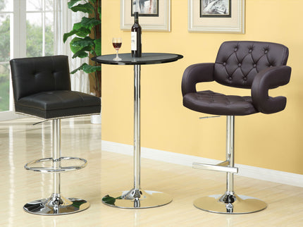 Adjustable Bar Stool With Upholstery
