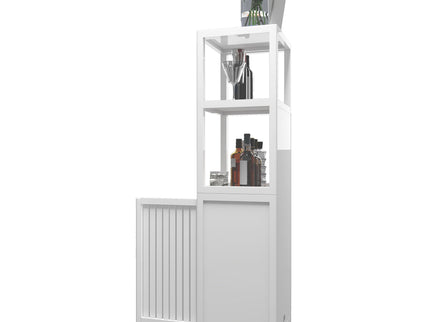 Storage Cabinet With Tall Tower, Multifunctional For Bathroom