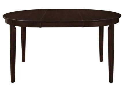 Gianna - 5 Piece Dining Set With Oval Table And Side Chairs - Cappuccino