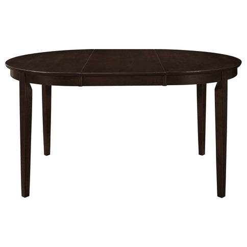 Gianna - 5 Piece Dining Set With Oval Table And Side Chairs - Cappuccino
