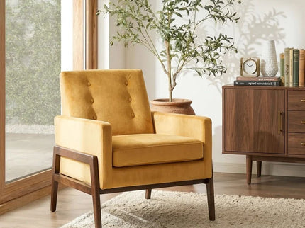 Cole - Solid Wood Lounge Chair