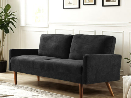 Sofa, European Style With Sleek Design, Modern & Vintage Flair, Upholstered 3 Seater Couch