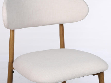 Upholstered Counter Height Bar Stools For Kitchen Island (Set of 2) - Beige