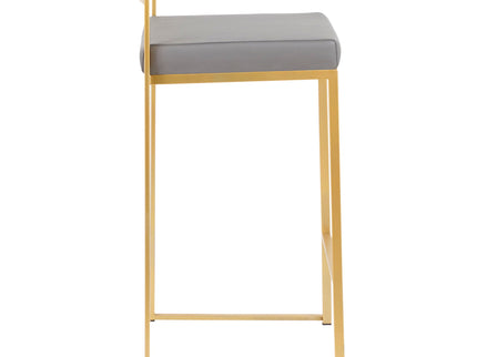 Fuji - Contemporary / Glam Design Counter Stool (Set of 2)