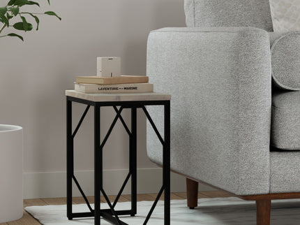 Selma - Handcrafted Metal And Wood Accent Table