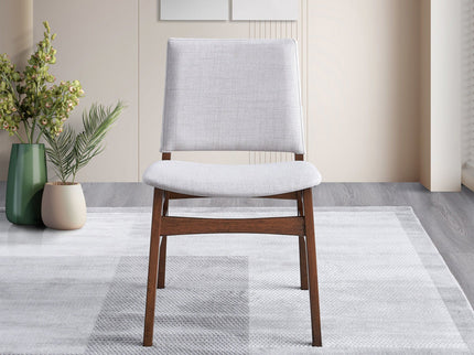 Gusto - Dining Chair (Set of 2) - Brown / Light Gray