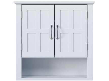 Multi Functional Wall Mounted Cabinet With Adjustable Shelves For Bathroom