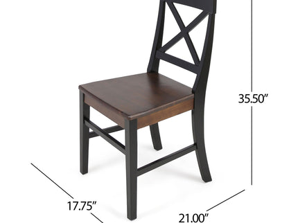Plethora - Dining Chair With X Shaped Back (Set of 2)