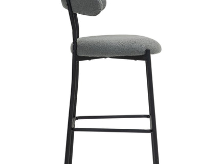 Counter Height Bar Stools With Powder Coating Base And Footrest