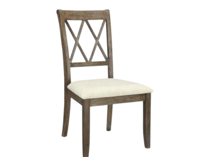 Claudia - Side Chair (Set of 2) - Beige / Brown