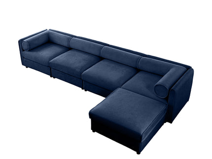 Contemporary Elegant Sofa With Storage And Ottoman