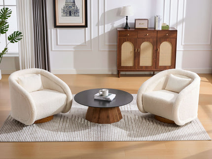 Swivel Accent Chair With 360 Degree Rotating