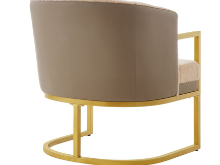 Upholstered Reading Accent Armchair For Living Room