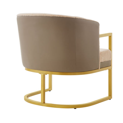 Upholstered Reading Accent Armchair For Living Room