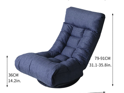 Adjustable Japanese Reclining Floor Chair Sofa With Metal Frame For Living Room