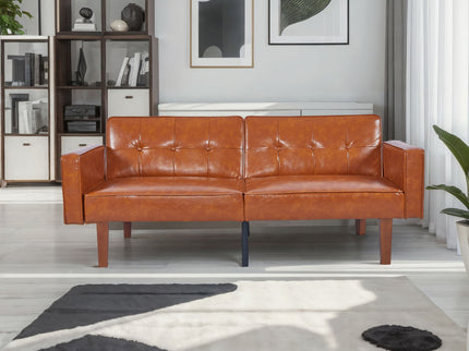 3 Position Split Back Futon Sofa Bed For Living Room