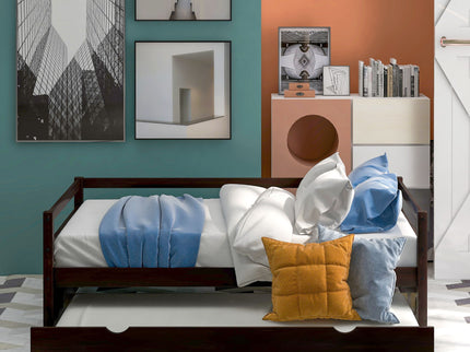Twin Daybed With Trundle Frame Set