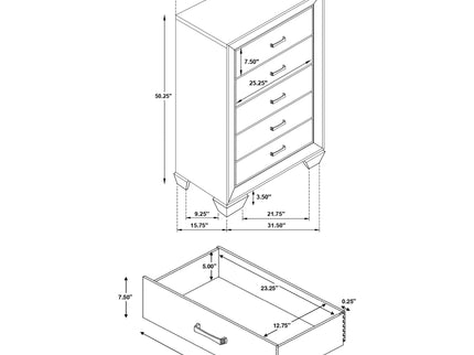 Oatfield - Transitional Bedroom Set