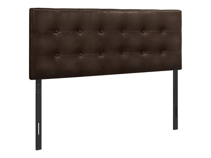 Full Size, Bed Headboard Only, Upholstered, Transitional - Brown