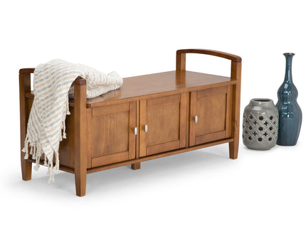 Warm Shaker - Handcrafted Entryway Storage Bench