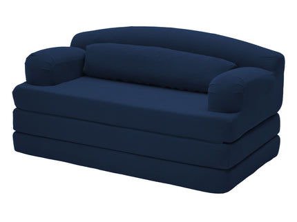 2 Seater Sofa Bed, Compact Foldable Floor Couch