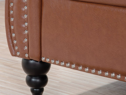 Rolled Arm Chesterfield 3 Seater Sofa