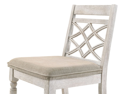 Havanna - Wide Chair With Cushion (Set of 2) - Off White