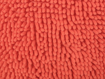 Sunny - Square Pouf, Versatile Ottoman Or Floor Cushion - Coral