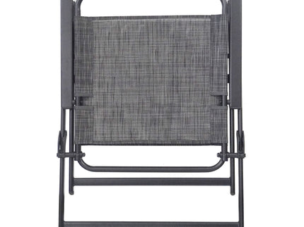 Outdoor Patio Dining Set For 4 People, Metal Patio Furniture Table And Chair Set With Umbrella - Black