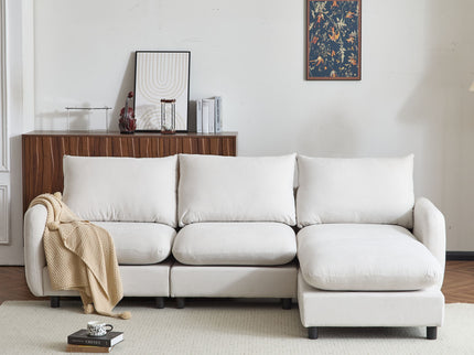 Oversize Modular Free Combination Sectional Sofa Couch With Ottoman For Living Room