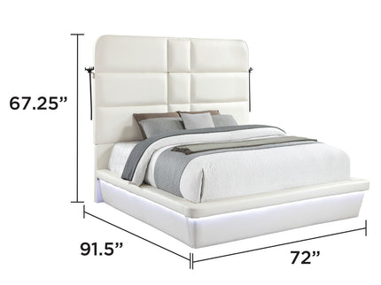 Futura - Upholstered Bed With Tall Headboard