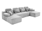 Light Gray / U-Shaped Sectional