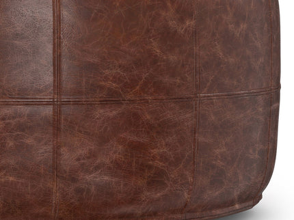 Connor - Handcrafted Round Pouf
