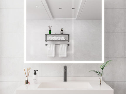 Bathroom Medicine Cabinet With Lights, LED Medicine Cabinet With Mirror, Lighted Medicine Cabinet With Defogger