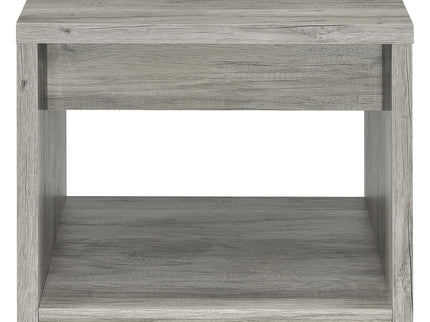 Nuberg - 1 Drawer Table - Gray