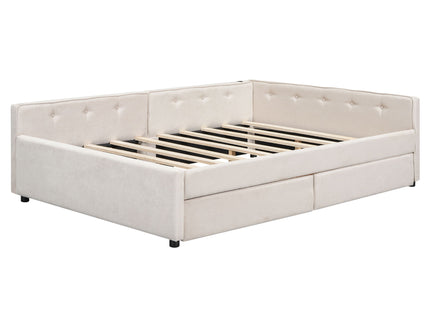 Platform Bed With USB Ports