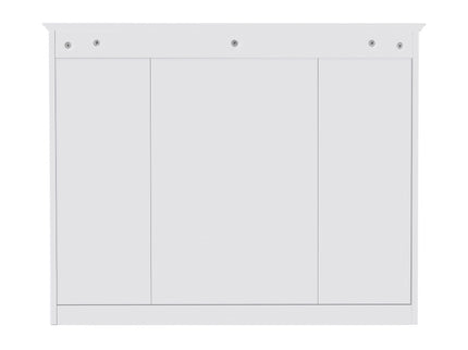 Wall Mounted Medicine Cabinet With Mirror, Storage Cabinet Featuring 6 Open Shelves And Adjustable Interior