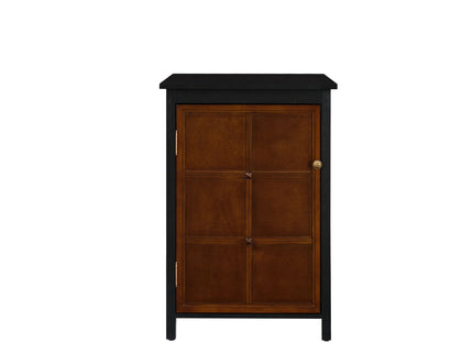 Floor Cabinet With Doors & Adjustable Shelf, Storage Cabinet For Entryway