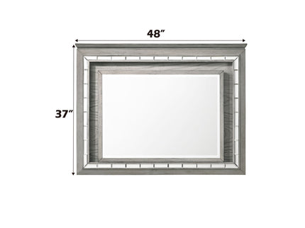 Antares - Mirror With LED - Light Gray