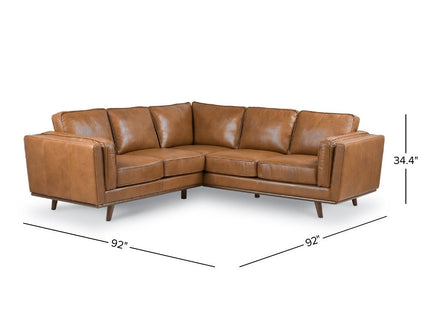 Erman - Corner Sofa - Tan