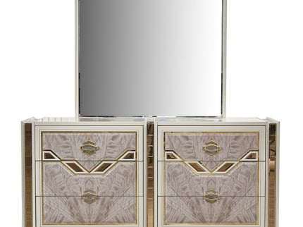 Omari - Mirror - Beige